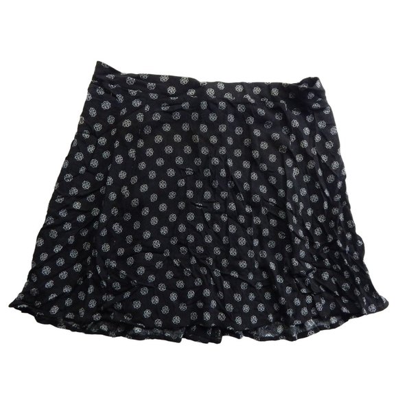 PacSun Womens Mini Skirt With Button Down Front  Black Size S - Picture 2 of 8